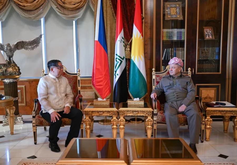 الرئيس بارزاني يستقبل سفير الفلبين لدى العراق